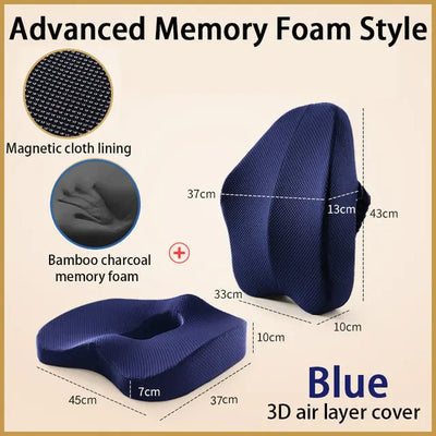 Memory Foam Seat & Pillow - Techtopia