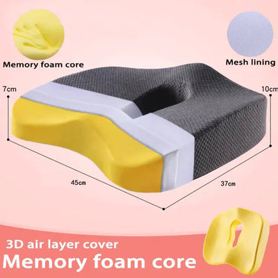 Memory Foam Seat & Pillow - Techtopia