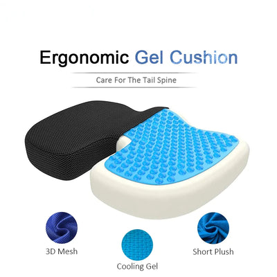 Gel Orthopedic Seat Cushion - Techtopia