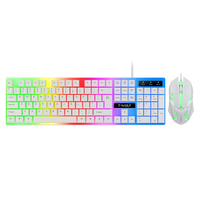 Rainbow Backlit Gaming Keyboard & Mouse Kit - Techtopia