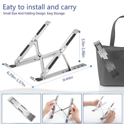 Adjustable Foldable Laptop Stand - Techtopia