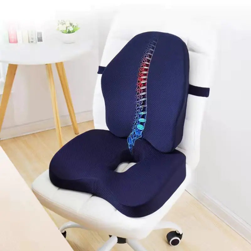 Memory Foam Seat & Pillow - Techtopia