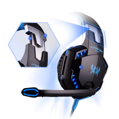 Stereo Gamer Gaming Headset PC Earphone - Techtopia