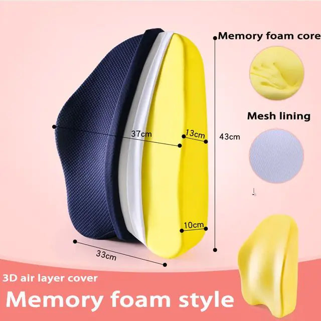 Memory Foam Seat & Pillow - Techtopia