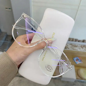 Transparent Computer Glasses Frame - Techtopia