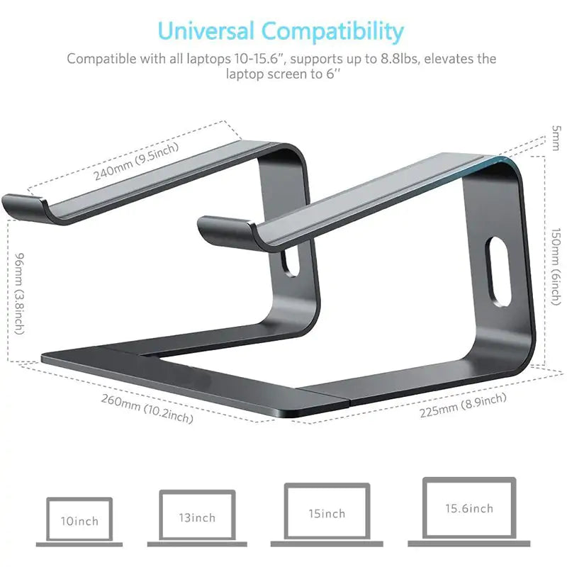 Aluminum Laptop Stand - Techtopia