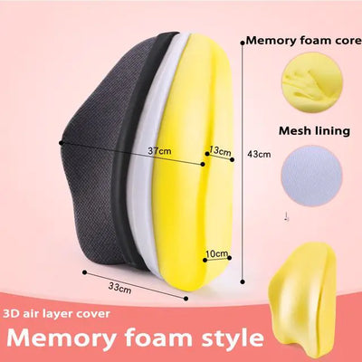 Memory Foam Seat & Pillow - Techtopia