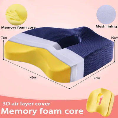 Memory Foam Seat & Pillow - Techtopia